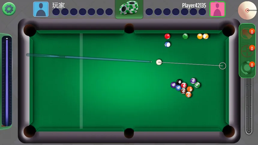 Скриншот 1 к игре Billiards Legend:Black 8 Miracle