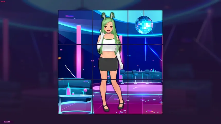 Скриншот 1 к игре HotGirls Sliding Puzzle