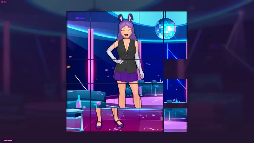 Скриншот 2 к игре HotGirls Sliding Puzzle