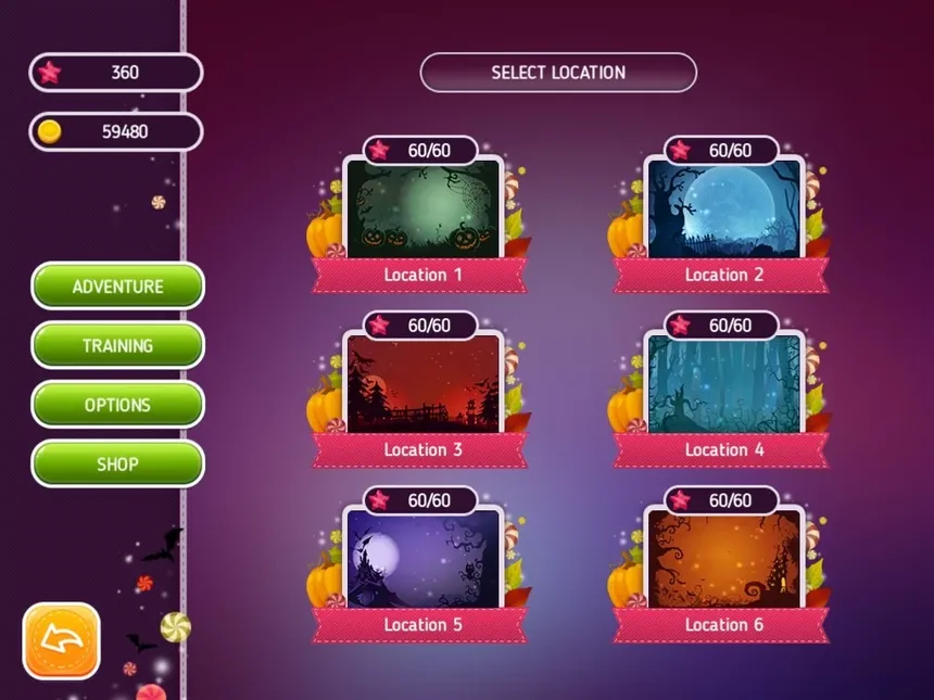 Скриншот 4 к игре Halloween Riddles Mysterious Griddlers