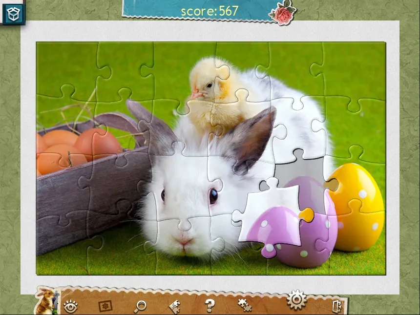 Скриншот 2 к игре Holiday Jigsaw Easter