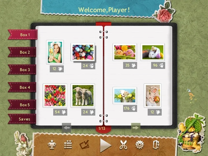 Скриншот 6 к игре Holiday Jigsaw Easter