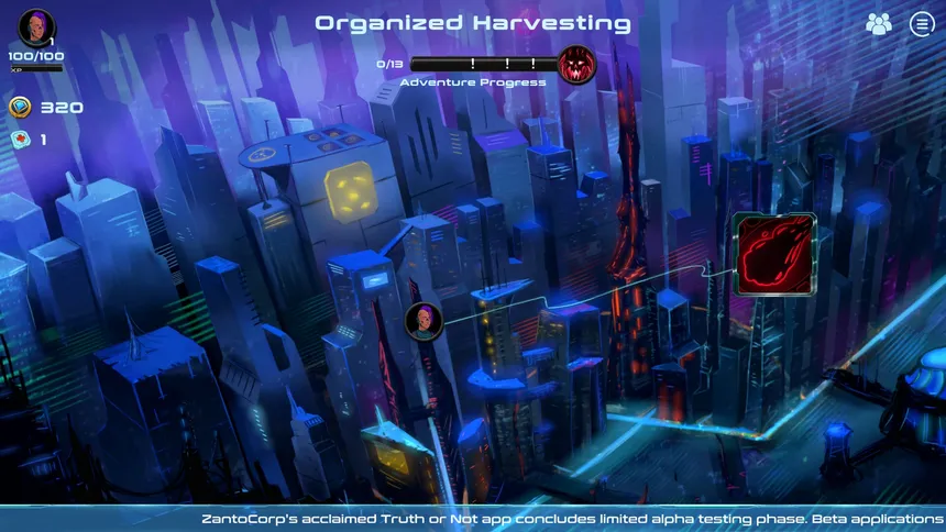 Скриншот 8 к игре Metroplex Zero: Sci-Fi Card Battler