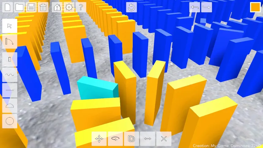 Скриншот 1 к игре Domino Effect: Build and Topple