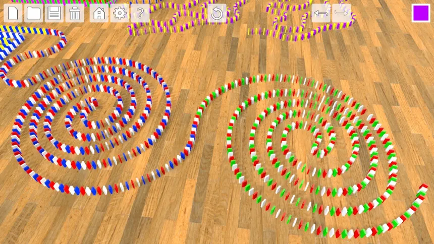 Скриншот 3 к игре Domino Effect: Build and Topple