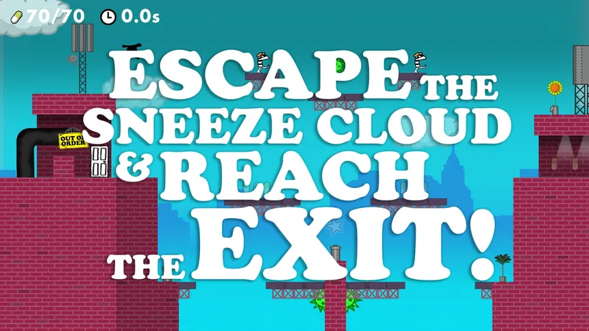 Скриншот 3 к игре Sneezeman: Escape From Planet Sneeze