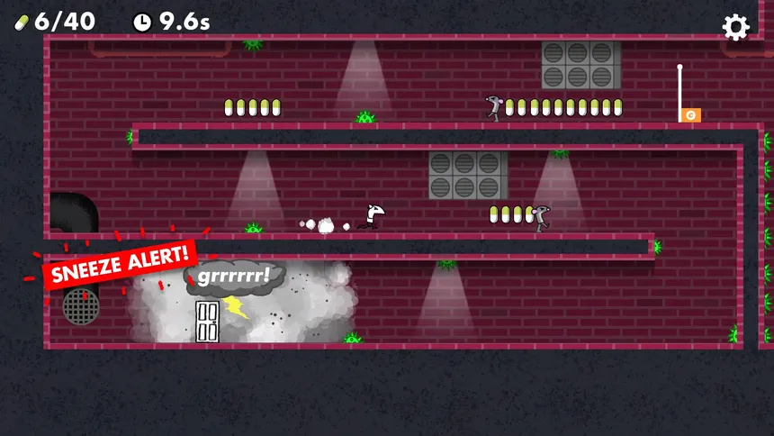 Скриншот 4 к игре Sneezeman: Escape From Planet Sneeze