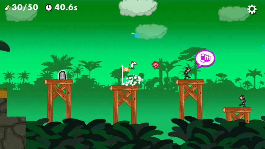 Скриншот 6 к игре Sneezeman: Escape From Planet Sneeze