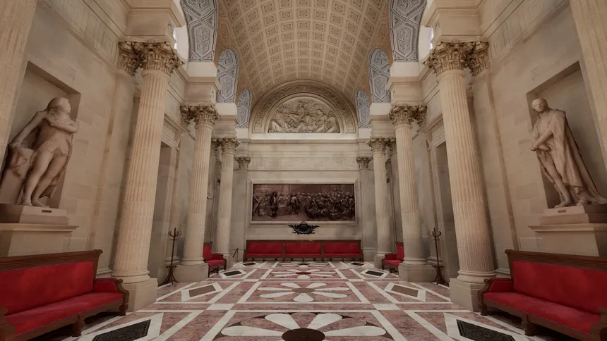 Скриншот 4 к игре Visite virtuelle de l'Assemblée nationale