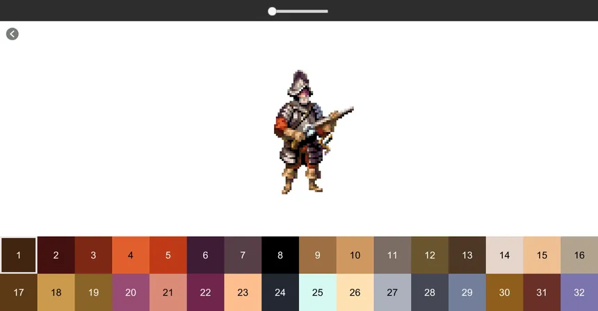 Скриншот 6 к игре Coloring Pixel - Fantasy Characters