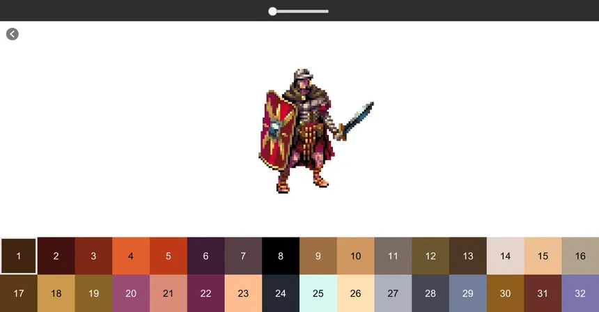 Скриншот 7 к игре Coloring Pixel - Fantasy Characters