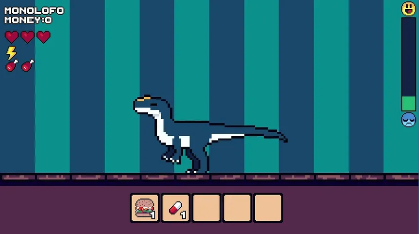 Скриншот 2 к игре Dinogotchi