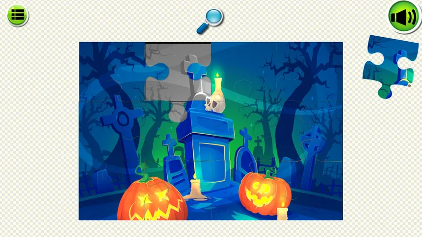 Скриншот 1 к игре Halloween Puzzle