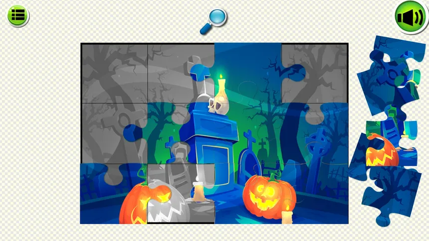 Скриншот 2 к игре Halloween Puzzle