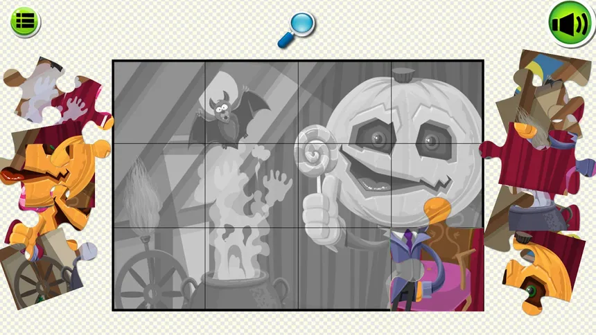 Скриншот 4 к игре Halloween Puzzle