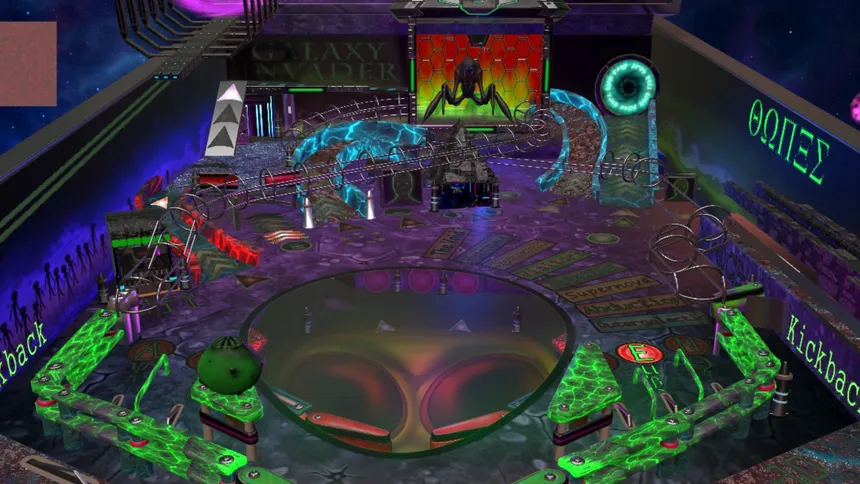 Скриншот 2 к игре Outergalactic Aliens Pinball