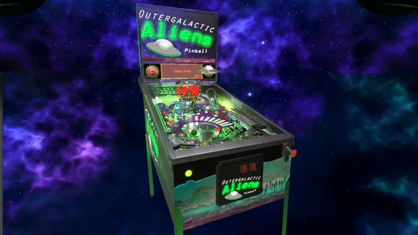 Скриншот 3 к игре Outergalactic Aliens Pinball