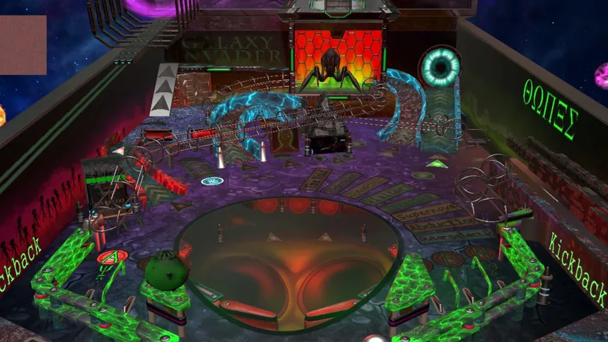Скриншот 4 к игре Outergalactic Aliens Pinball