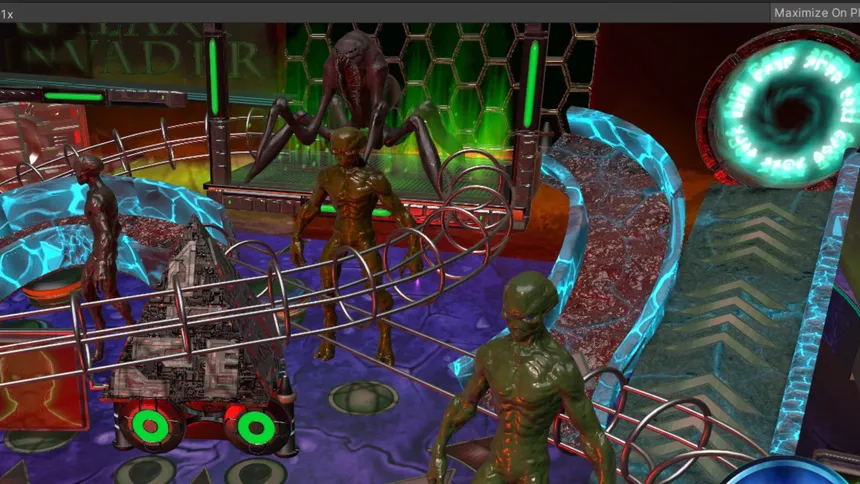 Скриншот 6 к игре Outergalactic Aliens Pinball