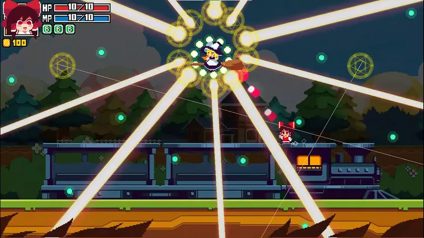 Скриншот 1 к игре 東方銀夜祭 ~ Freedom Train
