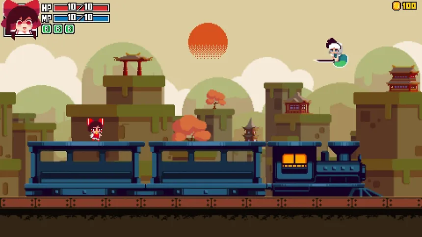 Скриншот 2 к игре 東方銀夜祭 ~ Freedom Train