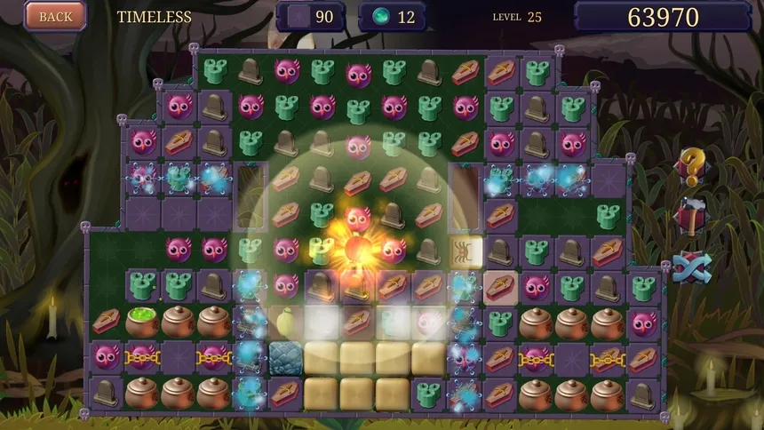 Скриншот 2 к игре Halloween Trouble 3: Match 3 Puzzle