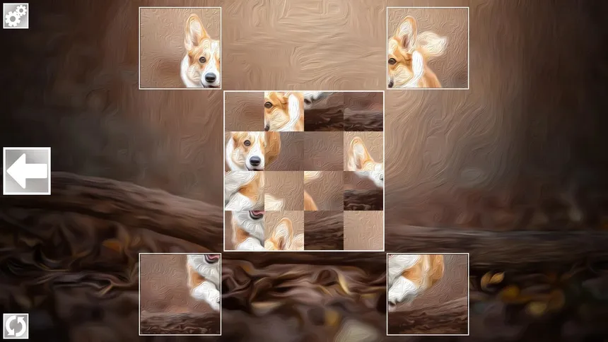 Скриншот 1 к игре Puzzle Art: Dogs