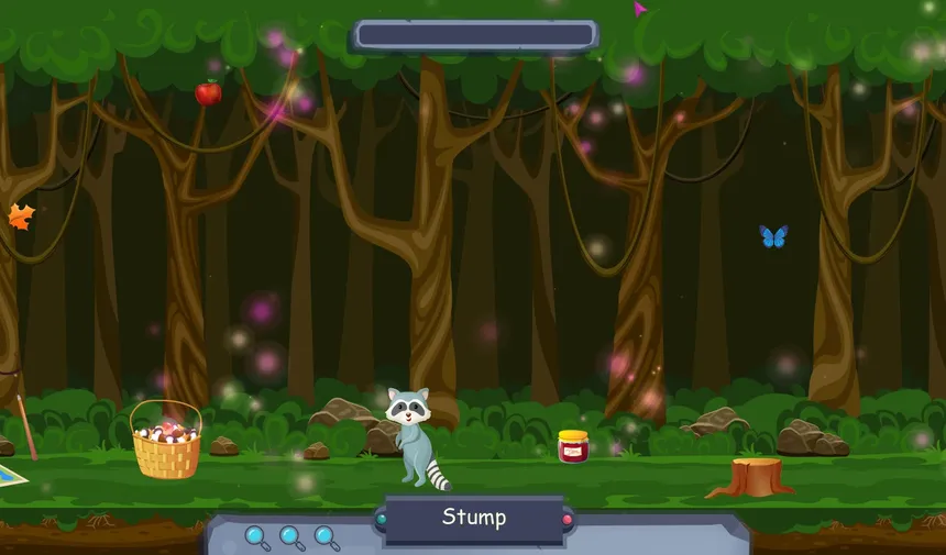 Скриншот 2 к игре Searching for objects in the forest