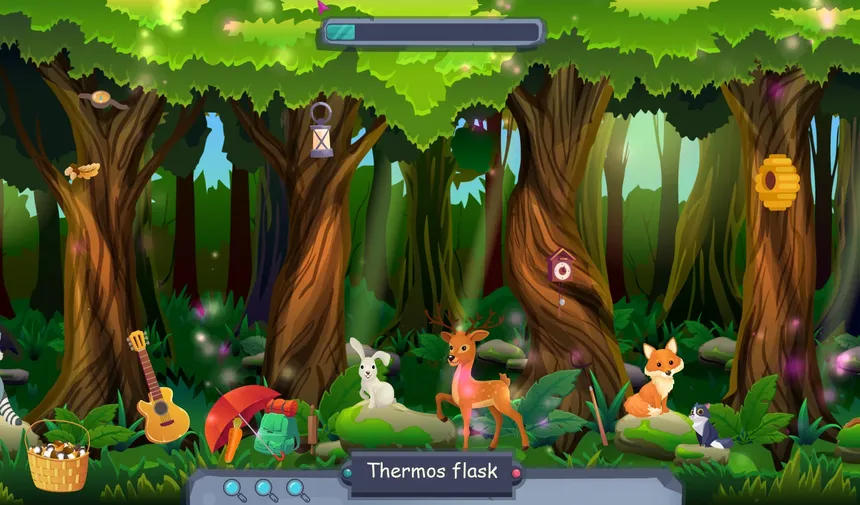 Скриншот 4 к игре Searching for objects in the forest