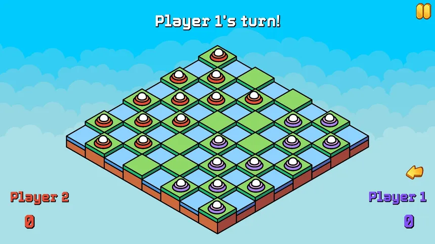 Скриншот 1 к игре UFO Checkers