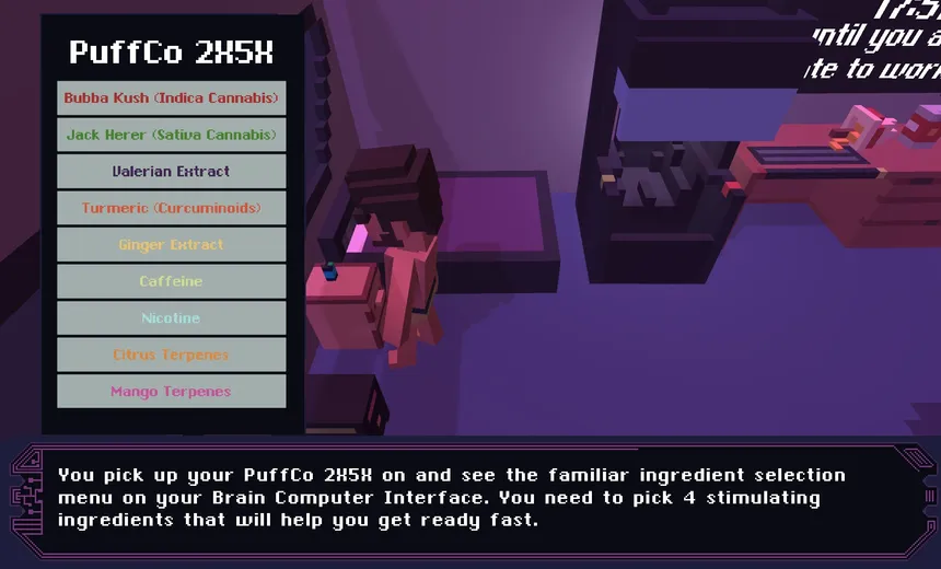 Скриншот 3 к игре CyberWhiskey: Guy's Room
