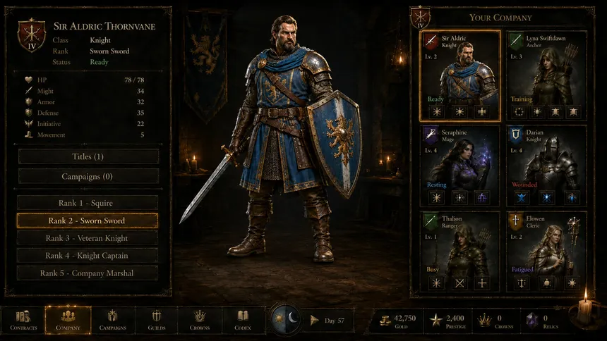 Скриншот 8 к игре Heroes for Hire: Crowns of the Realm