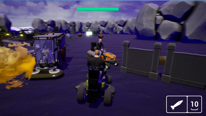 Скриншот 4 к игре Lawnmower Game: Battle