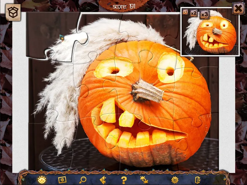 Скриншот 1 к игре Holiday Jigsaw Halloween 2