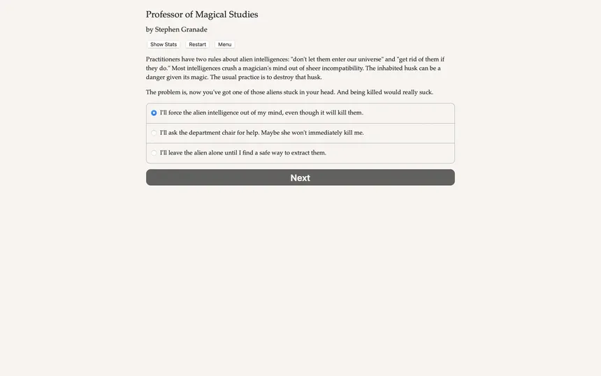 Скриншот 3 к игре Professor of Magical Studies