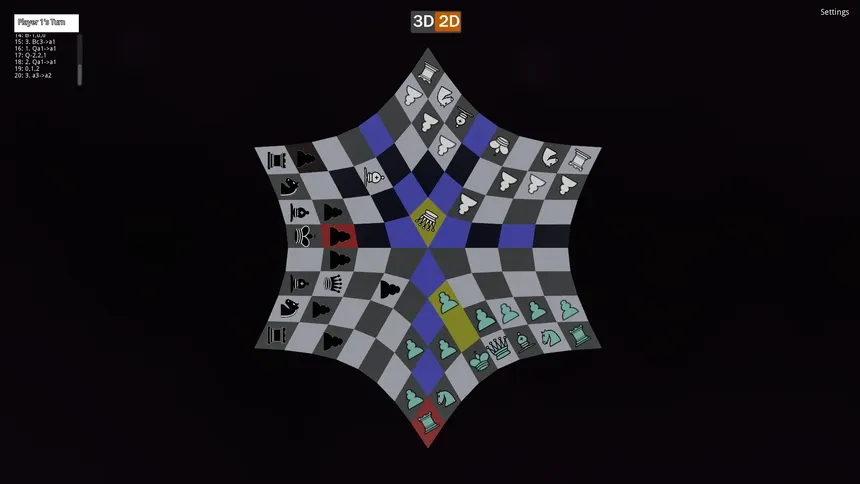 Скриншот 1 к игре Non-Euclidean Chess