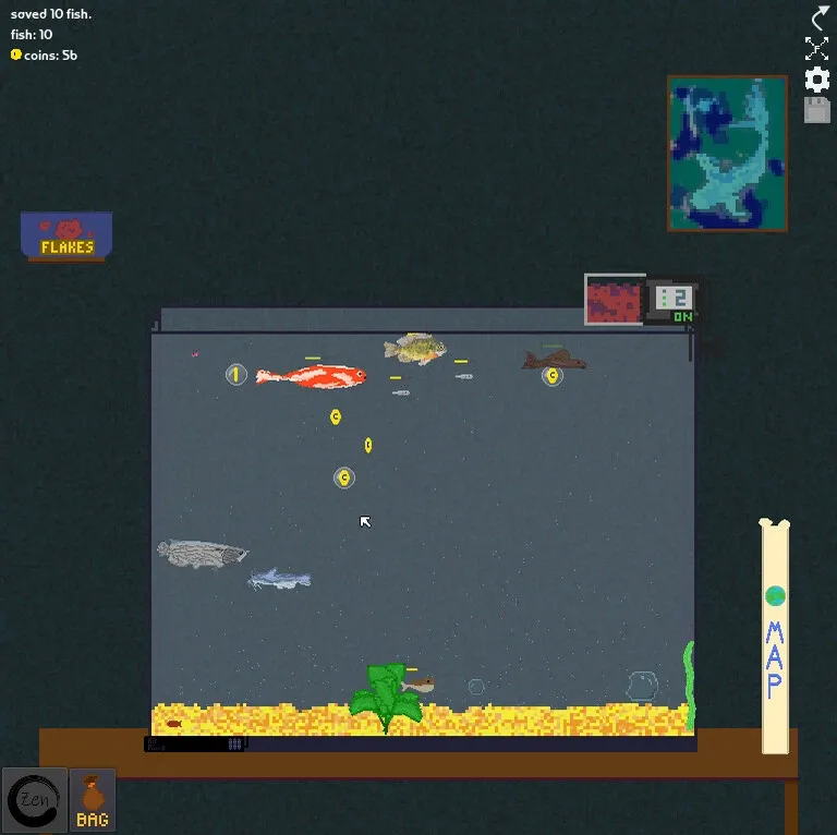Скриншот 1 к игре Fish & Bubbles
