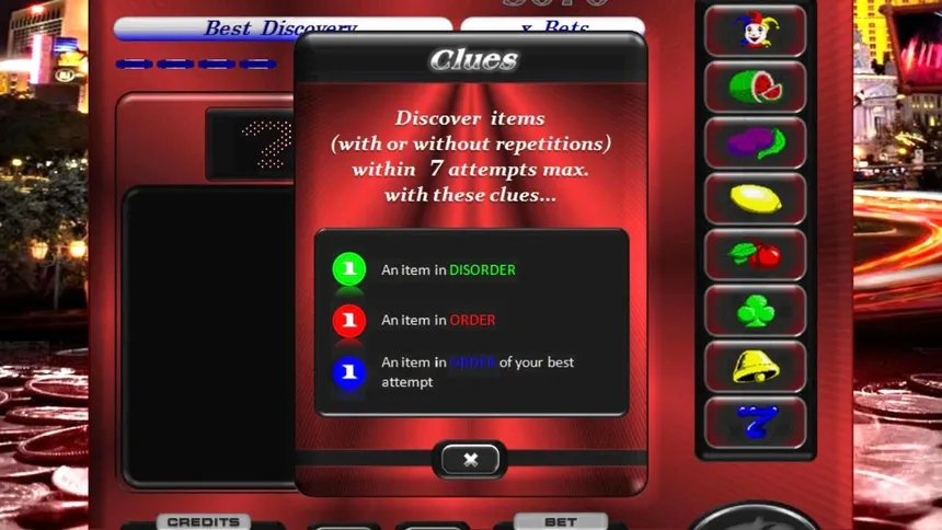 Скриншот 5 к игре Jackpot Bennaction - B01 : Discover The Mystery Combination