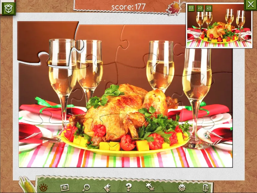 Скриншот 1 к игре Holiday Jigsaw Thanksgiving Day