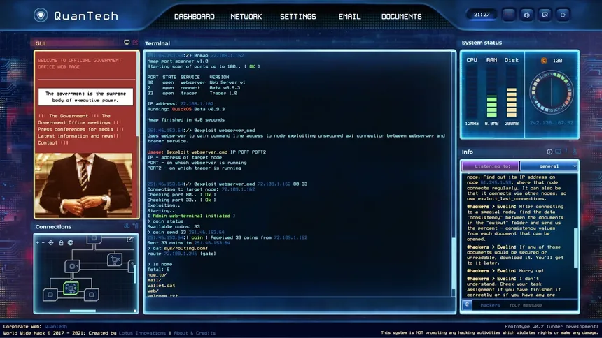 Скриншот 1 к игре World Wide Hack