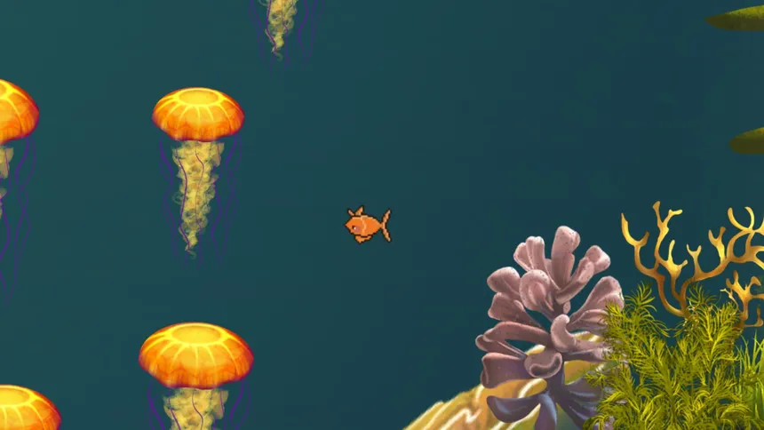 Скриншот 1 к игре GoldfishFlap