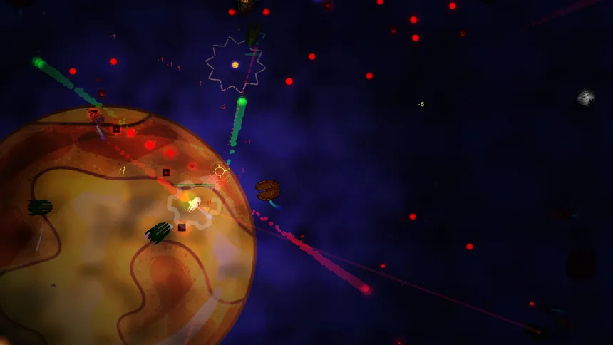 Скриншот 1 к игре Bionic Shield: Battle for Space Nebula Omega