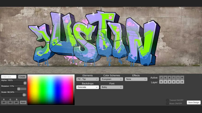 Скриншот 2 к игре The Graffiti Creator
