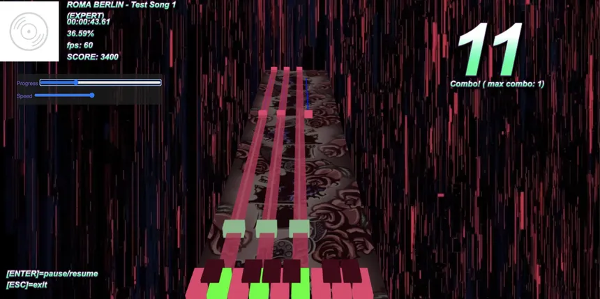 Скриншот 1 к игре Piano Rocker