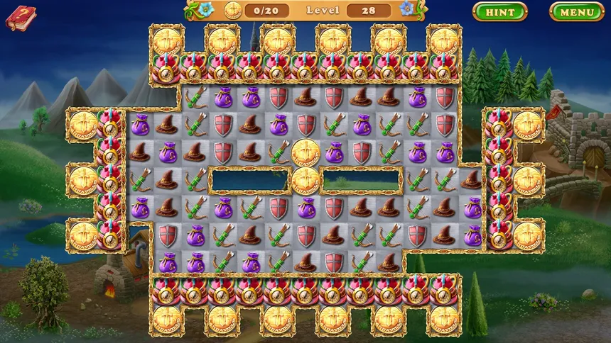 Скриншот 1 к игре Laruaville 10 Match 3 Puzzle