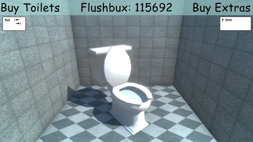 Скриншот 1 к игре Toilet Flushing Simulator