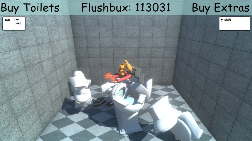 Скриншот 3 к игре Toilet Flushing Simulator