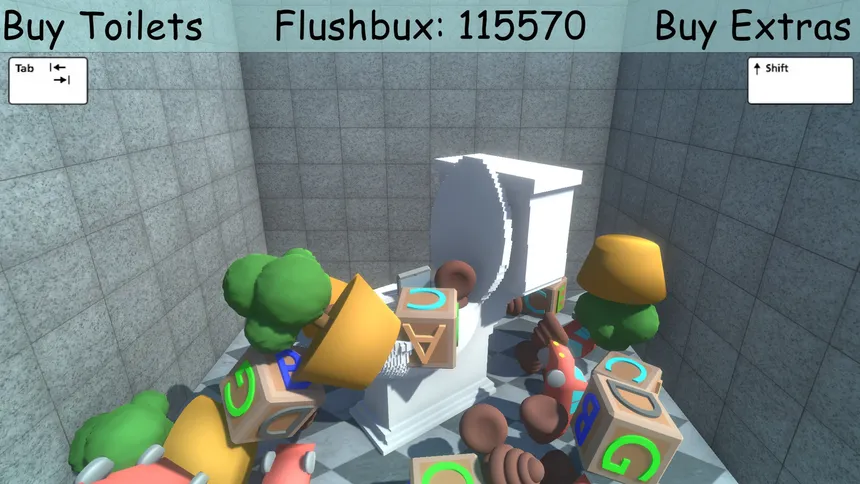 Скриншот 4 к игре Toilet Flushing Simulator
