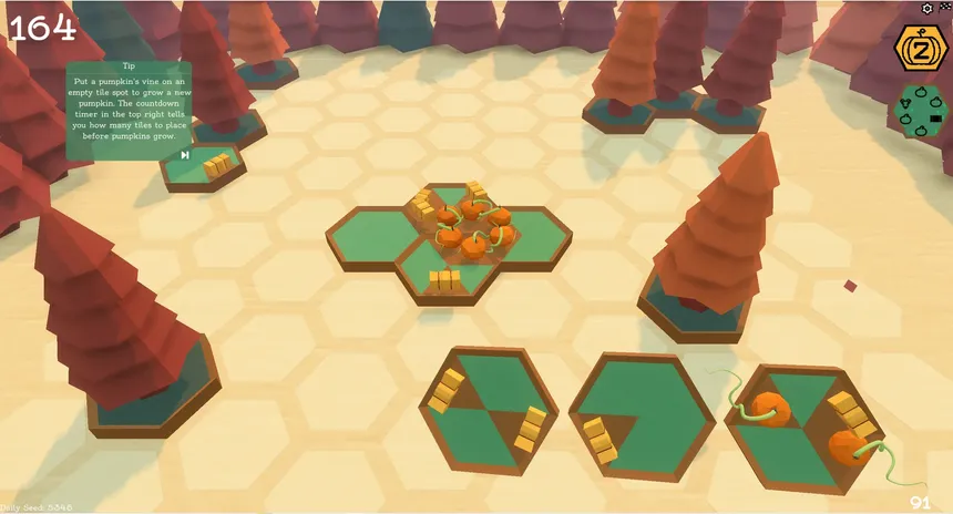 Скриншот 1 к игре Hexagourds