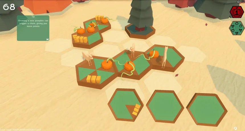 Скриншот 2 к игре Hexagourds